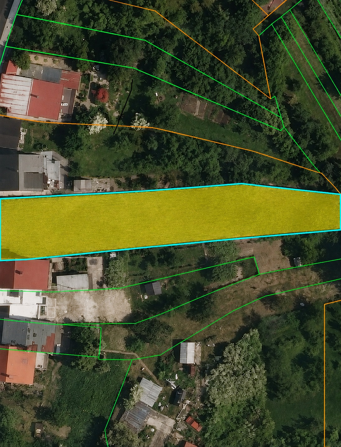 GRAĐEVINSKO ZEMLJIŠTE 1120 m² – MIKULIĆI – ODLIČNA LOKACIJA UZ GLAVNU CESTU